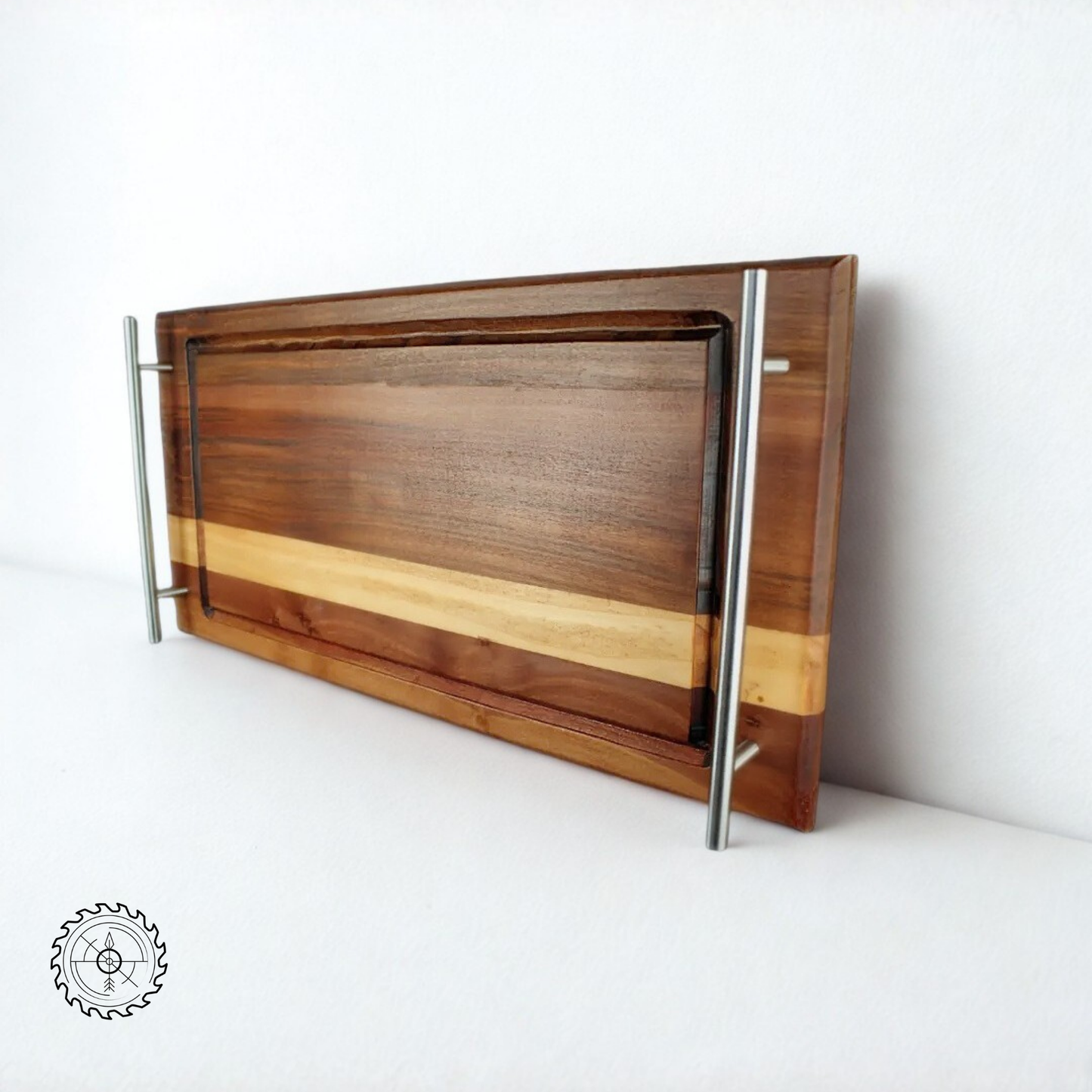 Tabla de Picar Roble-Pino con Manillas