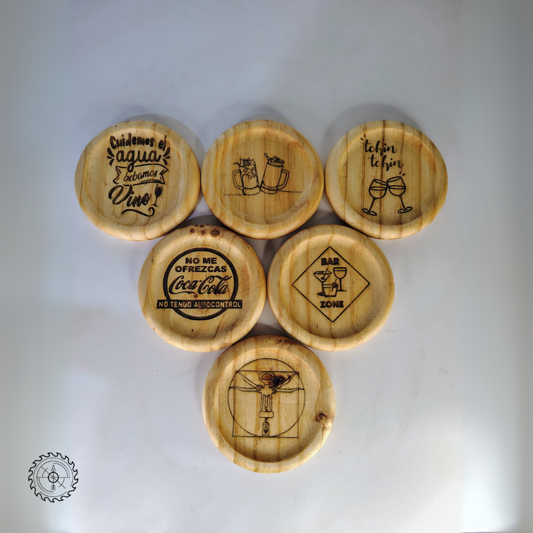 Posavasos de Madera Variados