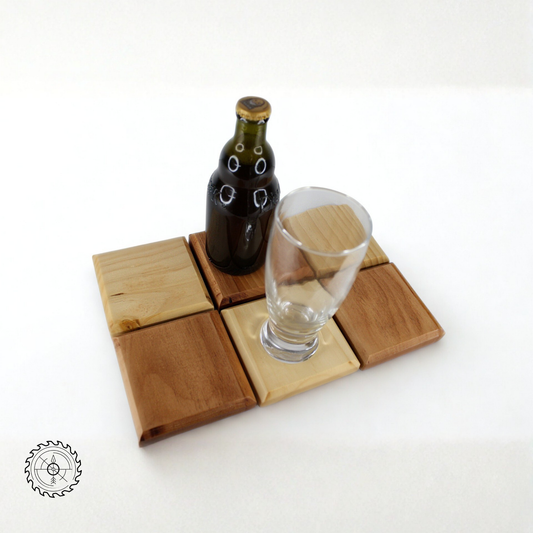 Set de 6 Posavasos Bicolor